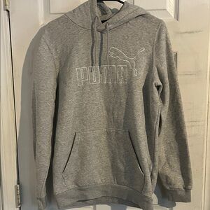 Puma Men's Heather Gray Hoodie
